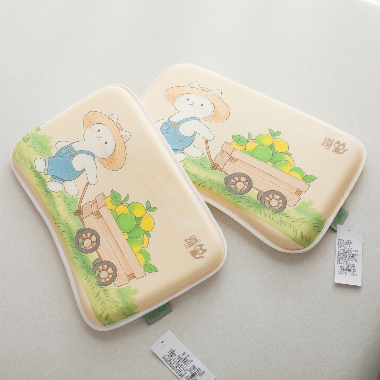 91家纺网 家纺一手货源 找家纺 九州枕芯 2026新款可水洗儿童记忆枕枕头枕芯 果猫轻眠