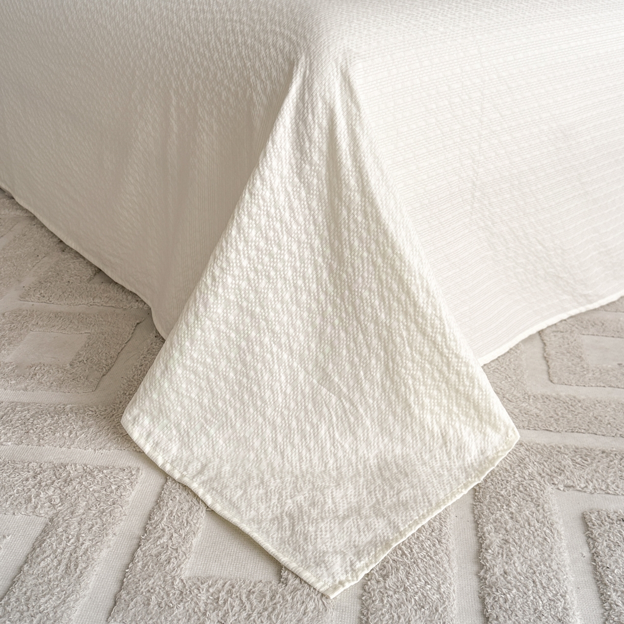 91家纺网 家纺一手货源 找家纺 利欧 2026新款水洗棉四件套提花四件套刺绣四件套-幸运 幸运米黄