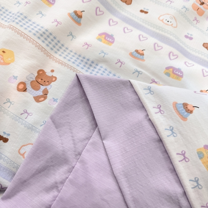 91家纺网 家纺一手货源 找家纺 新款凉感天丝棉夏被夏凉被空调被夏被四件套系列 熊聚会