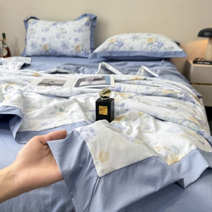 91家纺网 家纺一手货源 找家纺 （总）新款凉感天丝棉夏被夏凉被空调被夏被四件套系列