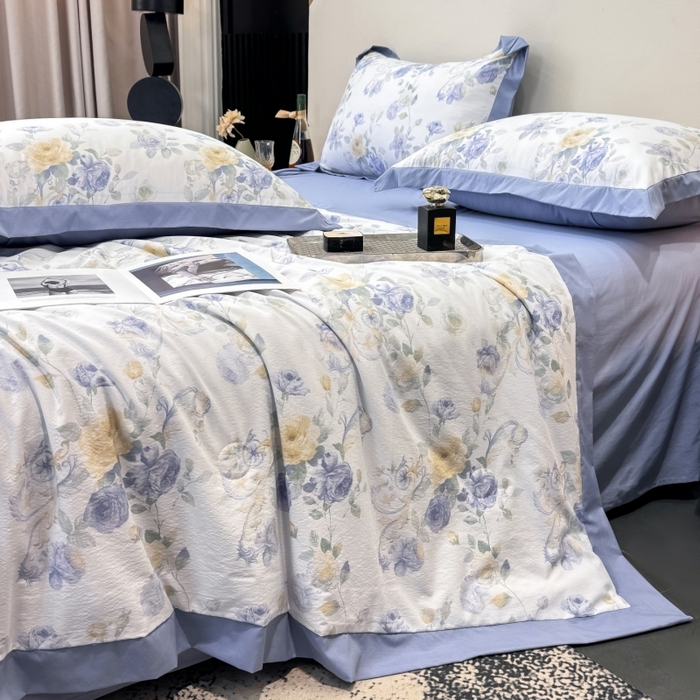 91家纺网 家纺一手货源 找家纺 （总）新款凉感天丝棉夏被夏凉被空调被夏被四件套系列