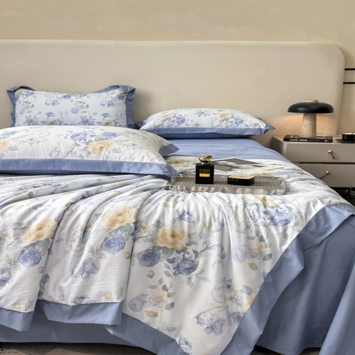 91家纺网 家纺一手货源 找家纺 （总）新款凉感天丝棉夏被夏凉被空调被夏被四件套系列