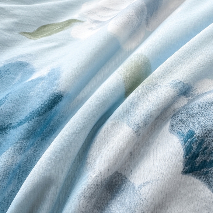 91家纺网 家纺一手货源 找家纺 新款凉感天丝棉夏被夏凉被空调被夏被四件套系列 云兮蓝