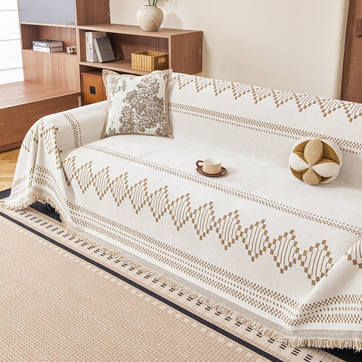 91家纺网 家纺一手货源 找家纺 （总）逐日沙发套 2026新款加厚雪尼尔-沙发巾