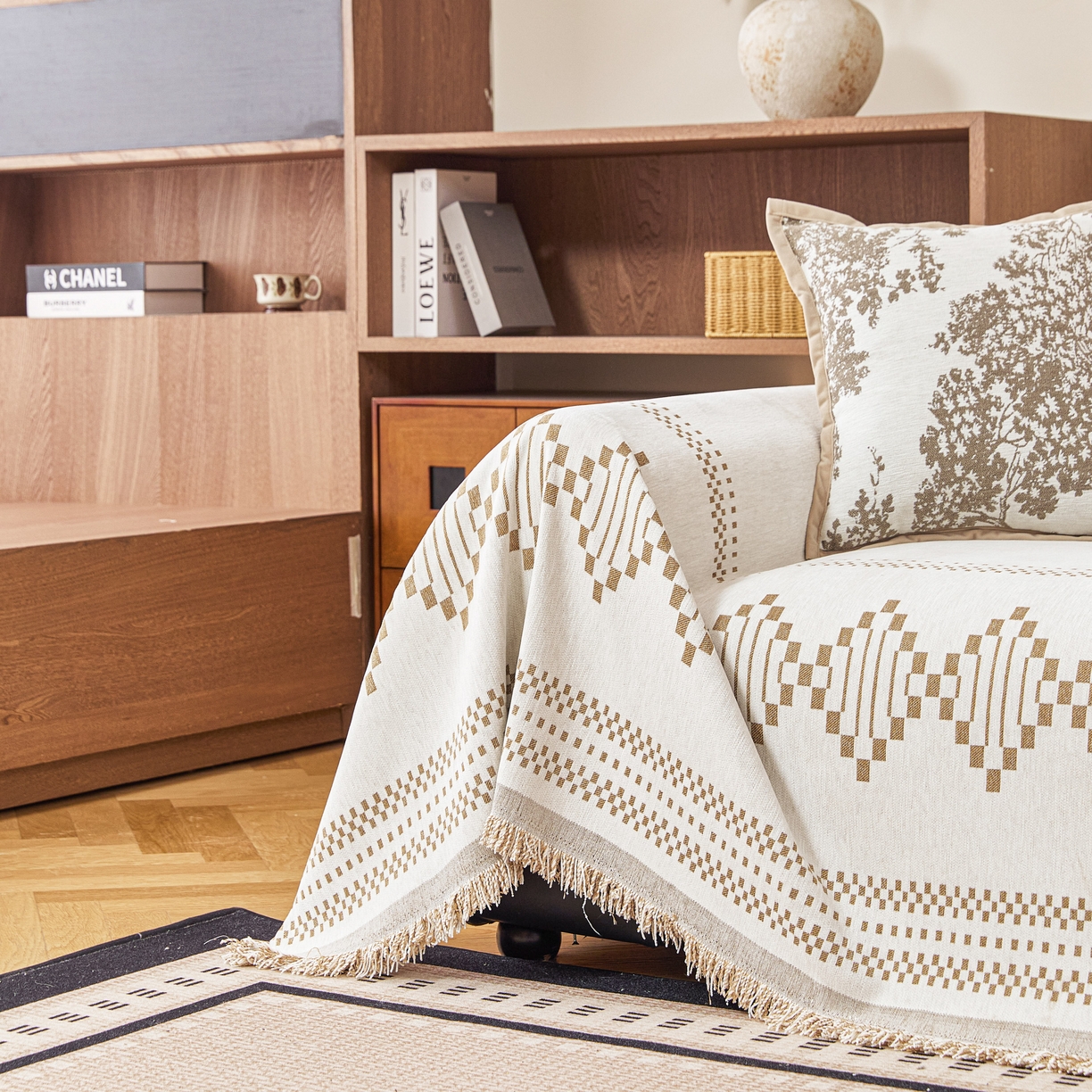 91家纺网 家纺一手货源 找家纺 （总）逐日沙发套 2026新款加厚雪尼尔-沙发巾