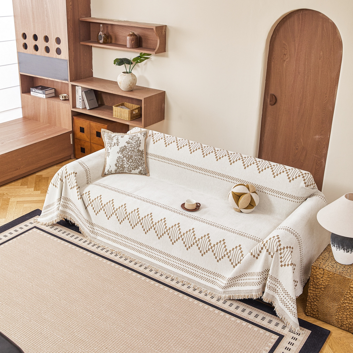 91家纺网 家纺一手货源 找家纺 （总）逐日沙发套 2026新款加厚雪尼尔-沙发巾