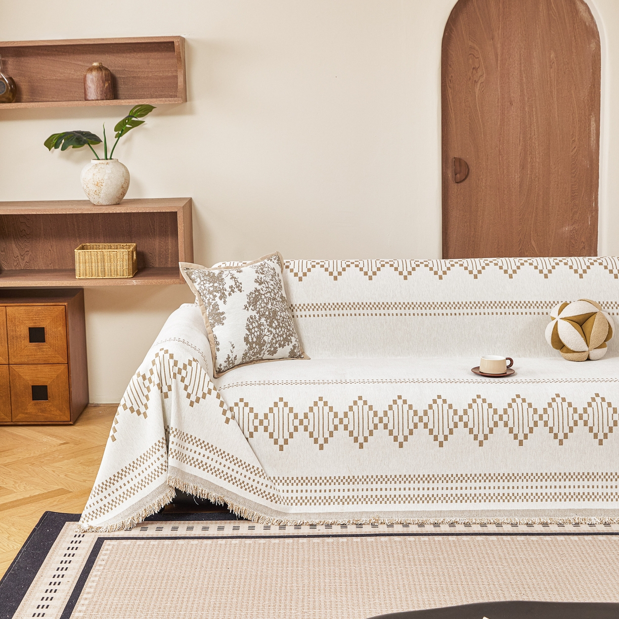 91家纺网 家纺一手货源 找家纺 （总）逐日沙发套 2026新款加厚雪尼尔-沙发巾