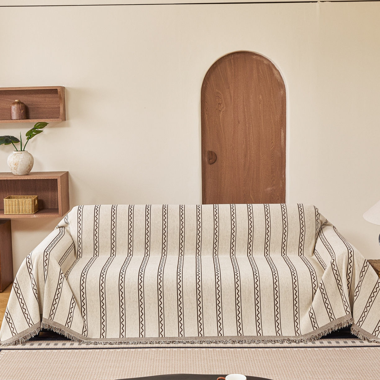 逐日沙发套 2026新款加厚雪尼尔-沙发巾 素简时光