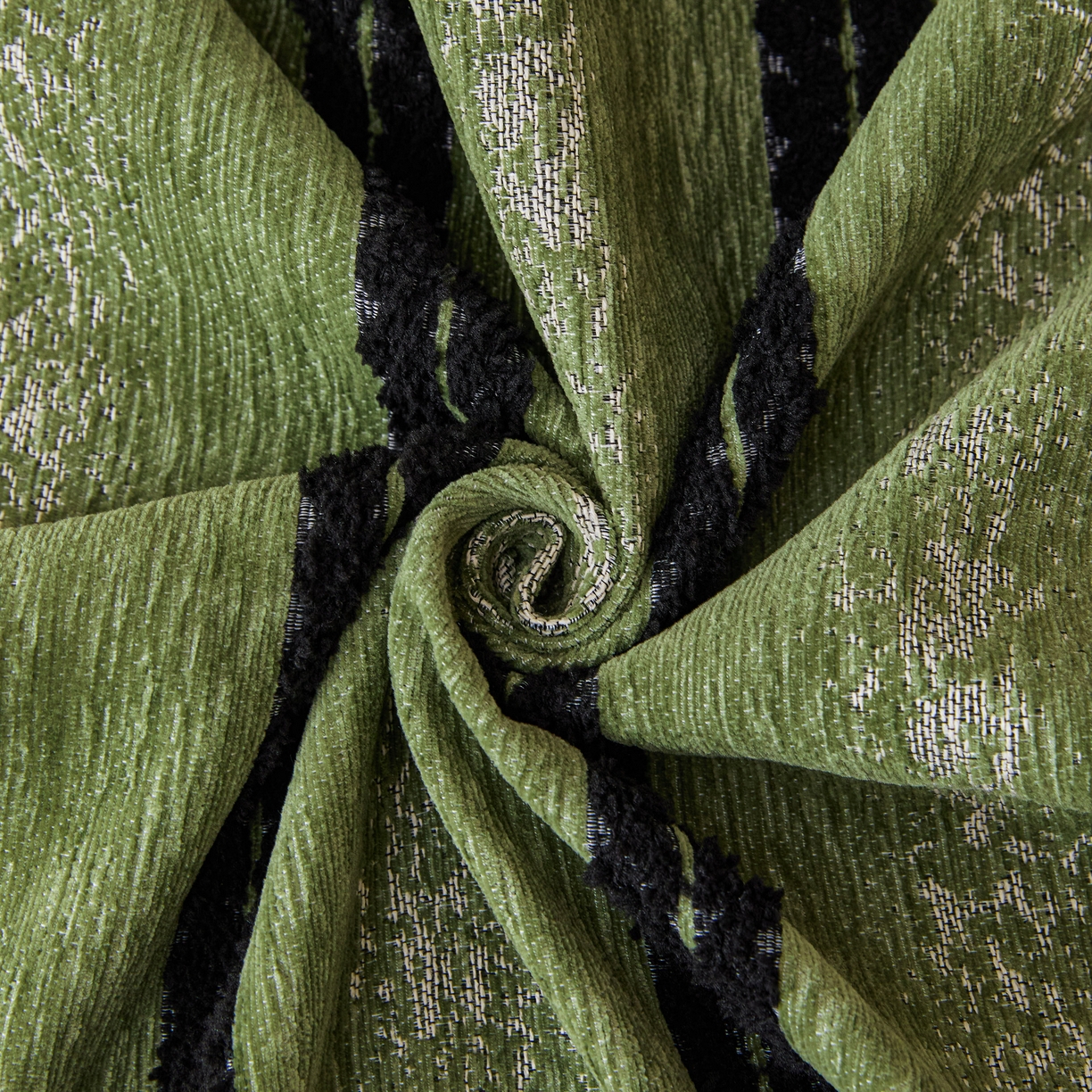 91家纺网 家纺一手货源 找家纺 逐日沙发套 2026新款加厚雪尼尔-沙发巾 织序流年-绿