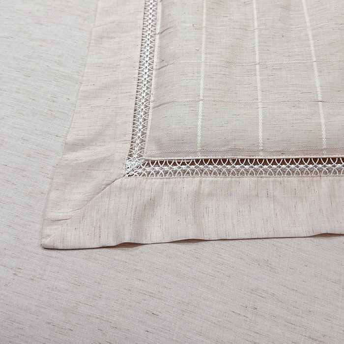 91家纺网 家纺一手货源 找家纺 欧夏 2026新款莱赛尔亚麻天丝麻方格提花镂空夏被空调被夏凉被夏季薄被子直播供货外贸（独立手提袋包装） 美玉粉