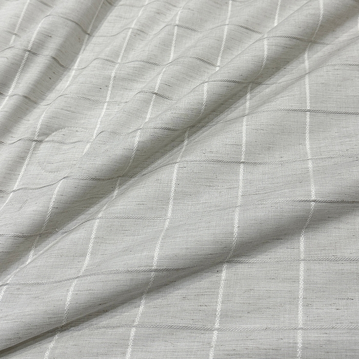 91家纺网 家纺一手货源 找家纺 欧夏 2026新款莱赛尔亚麻天丝麻方格提花镂空夏被空调被夏凉被夏季薄被子直播供货外贸（独立手提袋包装） 绅士灰