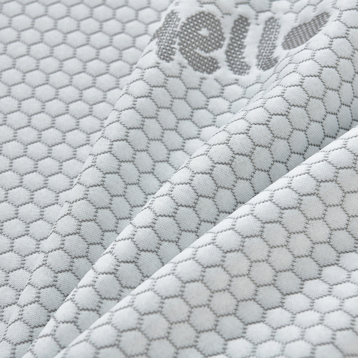 91家纺网 家纺一手货源 找家纺 梦之星 2026春夏新款400克A类提花冰豆豆凉感床裙款凉席三件套席子空调软席  卡比巴拉-灰