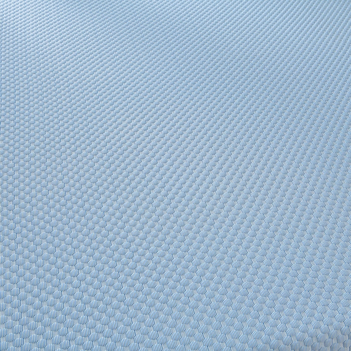 91家纺网 家纺一手货源 找家纺 梦之星 2026春夏新款400克A类提花冰豆豆凉感床裙款凉席三件套席子空调软席  蓝色