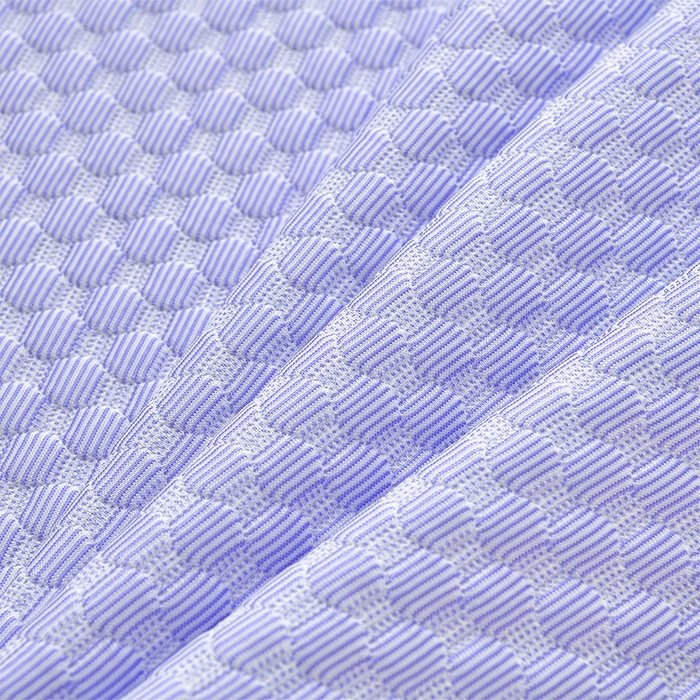 91家纺网 家纺一手货源 找家纺 梦之星 2026春夏新款400克A类提花冰豆豆凉感床裙款凉席三件套席子空调软席  紫色