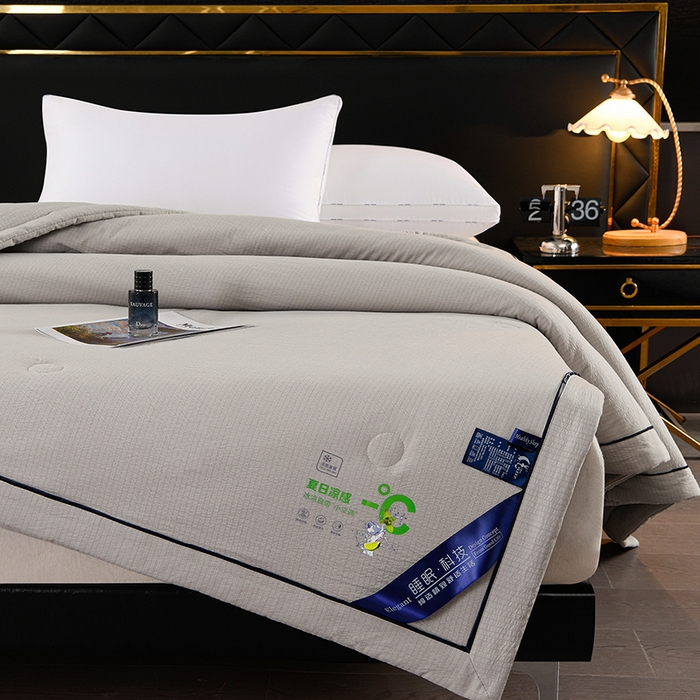 91家纺网 家纺一手货源 找家纺 （总）赫本家纺 2026新款泡泡纱纯色烫钻夏凉被空调被夏被