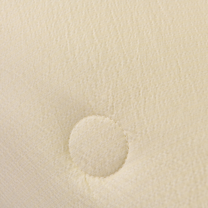 91家纺网 家纺一手货源 找家纺 赫本家纺 2026新款泡泡纱纯色烫钻夏凉被空调被夏被 奶油米