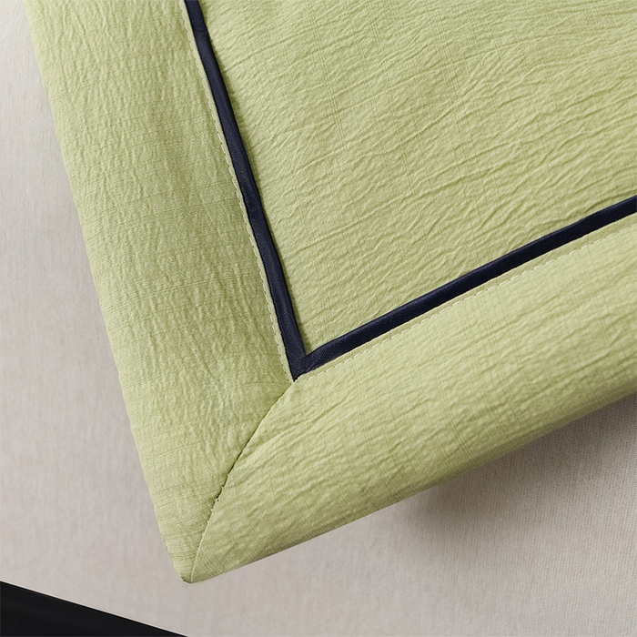 91家纺网 家纺一手货源 找家纺 赫本家纺 2026新款泡泡纱纯色烫钻夏凉被空调被夏被 青柠