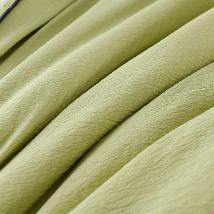 91家纺网 家纺一手货源 找家纺 赫本家纺 2026新款泡泡纱纯色烫钻夏凉被空调被夏被 青柠