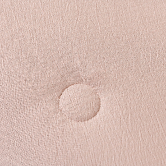 91家纺网 家纺一手货源 找家纺 赫本家纺 2026新款泡泡纱纯色烫钻夏凉被空调被夏被 柔粉