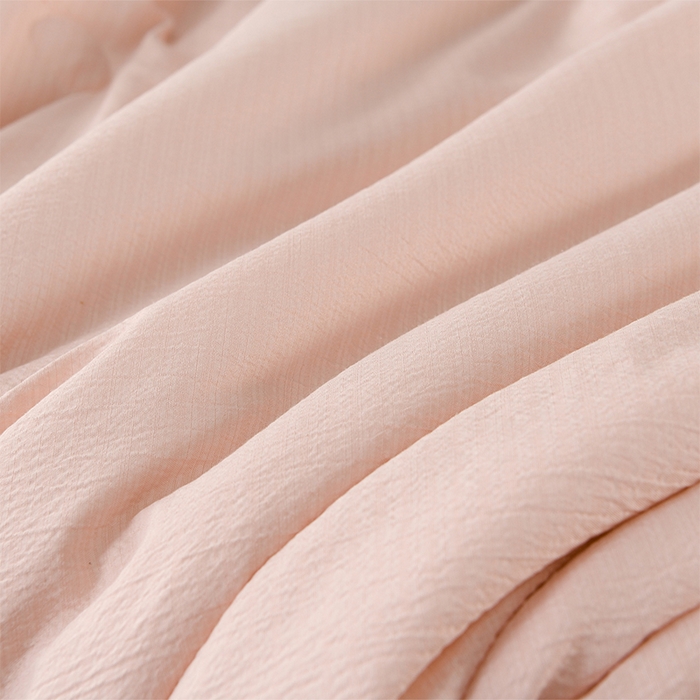 91家纺网 家纺一手货源 找家纺 赫本家纺 2026新款泡泡纱纯色烫钻夏凉被空调被夏被 柔粉