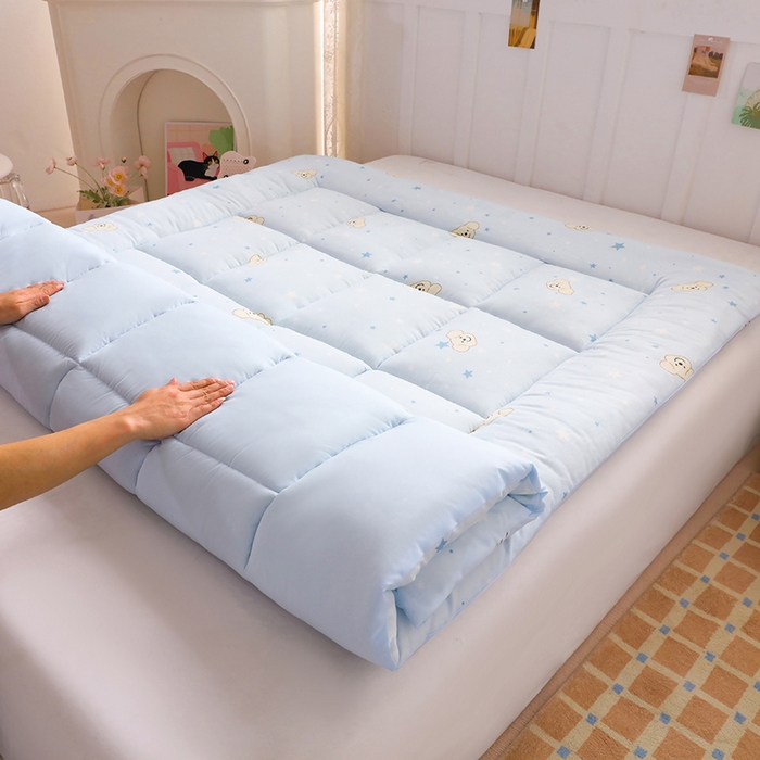 91家纺网 家纺一手货源 找家纺 嘉贝 2026新款A类云朵棉新疆棉花床垫 奶芙小狗