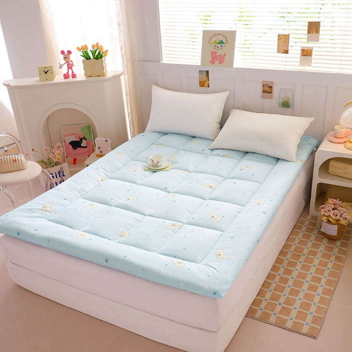 91家纺网 家纺一手货源 找家纺 嘉贝 2026新款A类云朵棉新疆棉花床垫 奶芙小狗