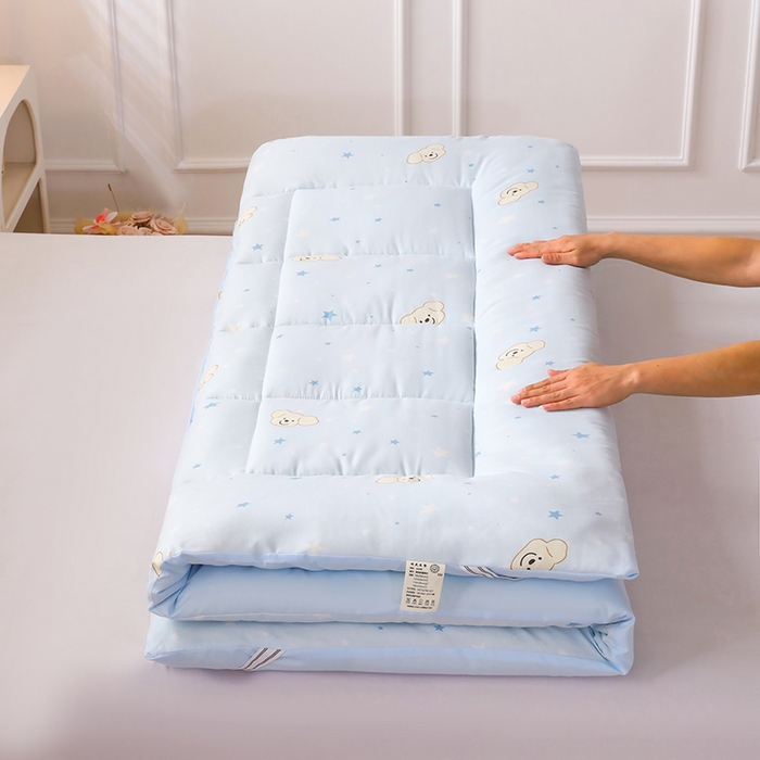 91家纺网 家纺一手货源 找家纺 嘉贝 2026新款A类云朵棉新疆棉花床垫 奶芙小狗