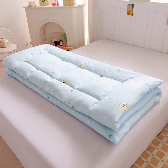 91家纺网 家纺一手货源 找家纺 嘉贝 2026新款A类云朵棉新疆棉花床垫 奶芙小狗