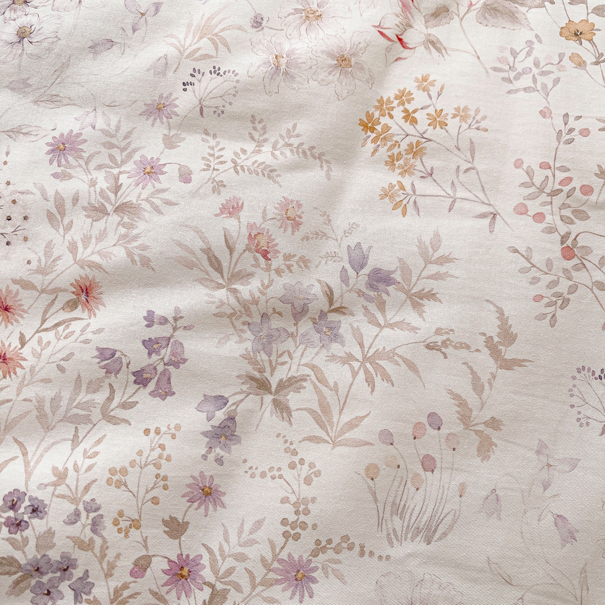 91家纺网 家纺一手货源 找家纺 宜凡家纺 2026新款全棉数码印花夏被床裙四件套③号系列 漫枝