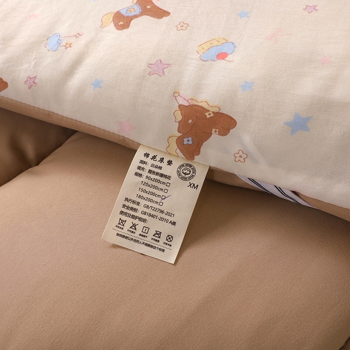 91家纺网 家纺一手货源 找家纺 嘉贝 2026新款A类云朵棉新疆棉花床垫 旋转小马