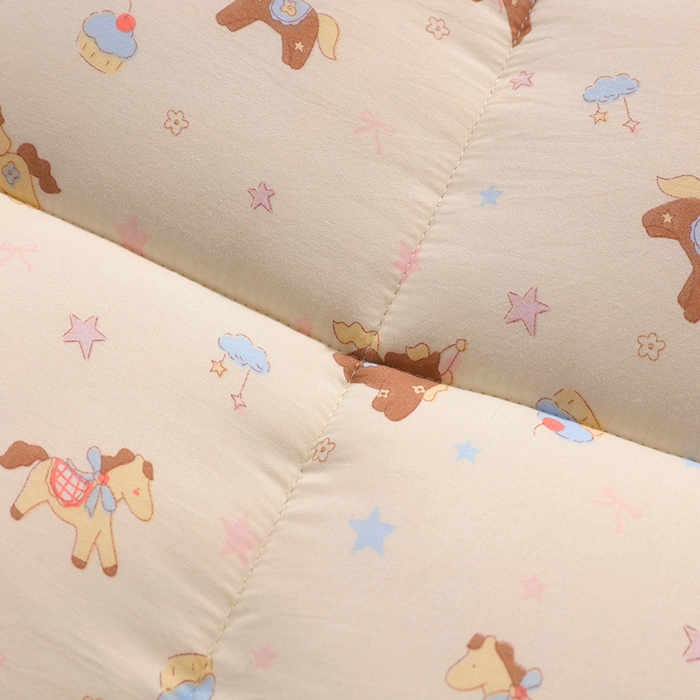 91家纺网 家纺一手货源 找家纺 嘉贝 2026新款A类云朵棉新疆棉花床垫 旋转小马