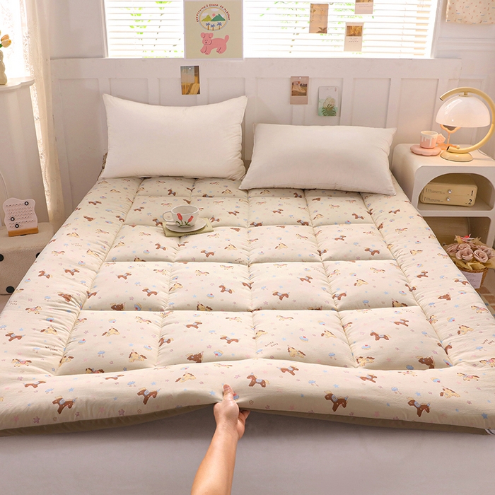 91家纺网 家纺一手货源 找家纺 嘉贝 2026新款A类云朵棉新疆棉花床垫 旋转小马