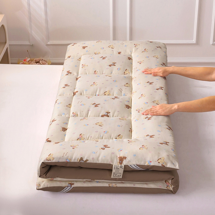 91家纺网 家纺一手货源 找家纺 嘉贝 2026新款A类云朵棉新疆棉花床垫 旋转小马