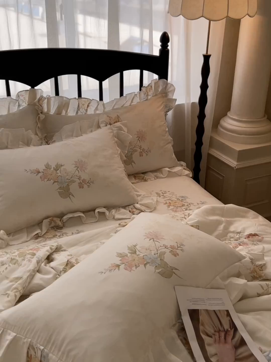 91家纺网 家纺一手货源 找家纺 宜凡家纺 2026新款全棉数码印花夏被床裙四件套③号系列 北岛