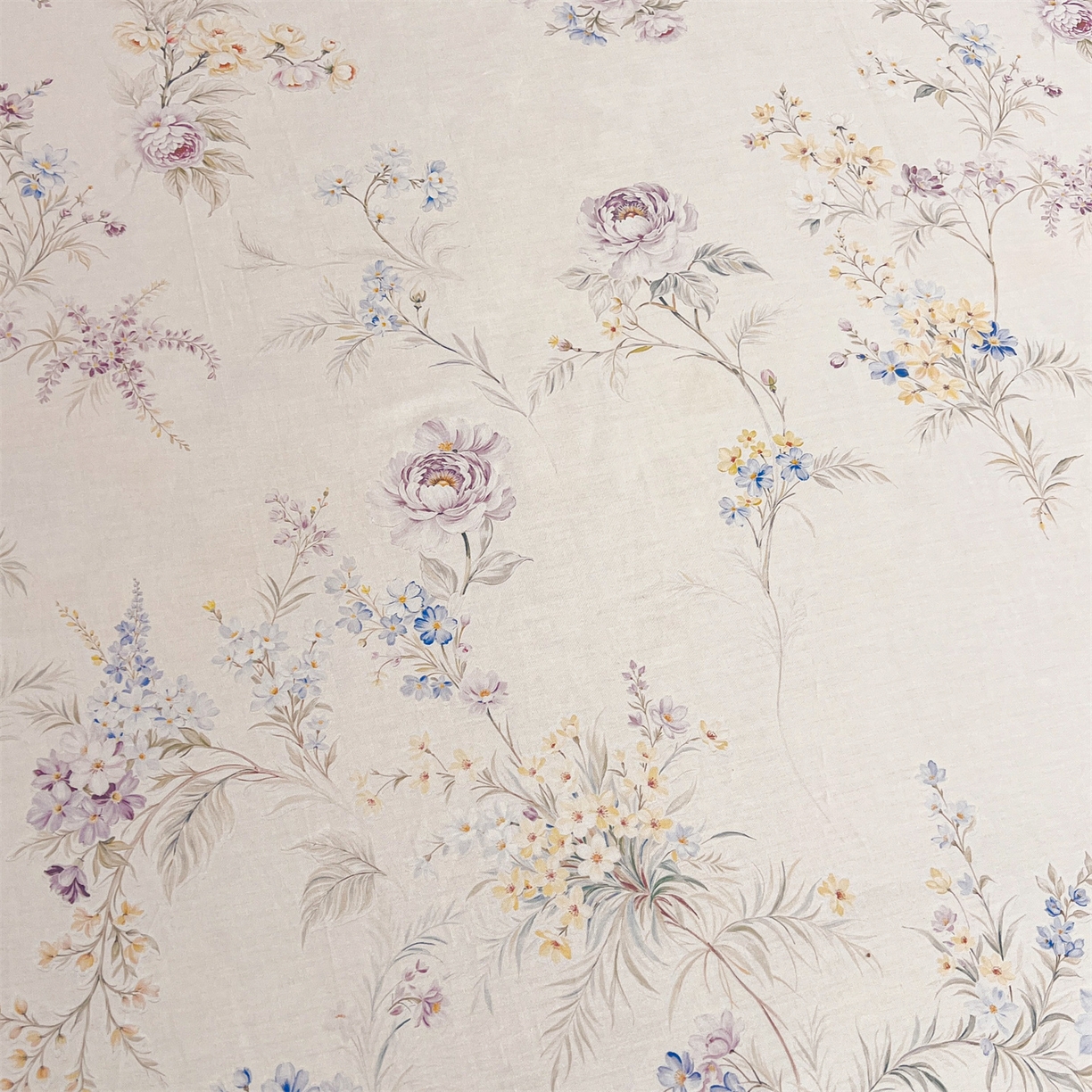 91家纺网 家纺一手货源 找家纺 宜凡家纺 2026新款全棉数码印花单层床裙三件套③号系列 梵汐