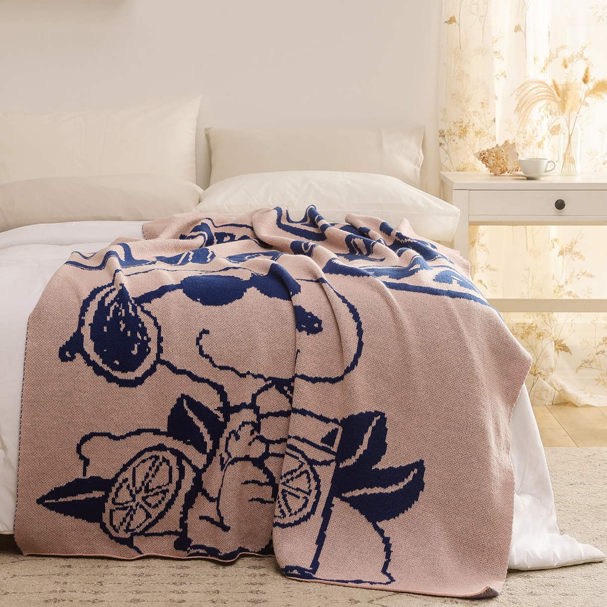 91家纺网 家纺一手货源 找家纺 （总）苏艺针织史努比SNOOPY正版授权独家针织毯儿童毯披肩多功能盖毯礼物终端控价