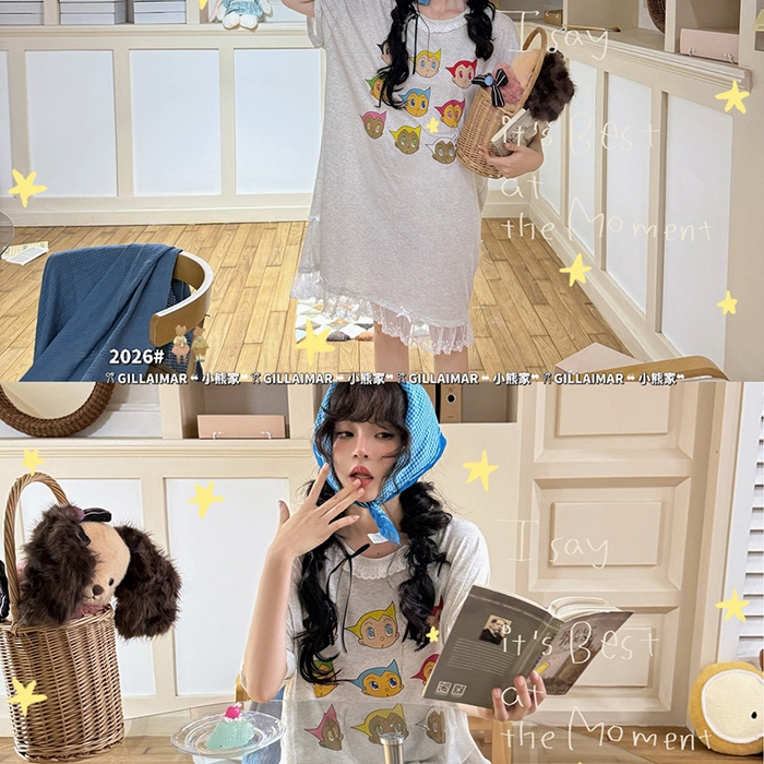 91家纺网 家纺一手货源 找家纺 （总）妍景家居生活馆 2026新款睡裙-阿童木T