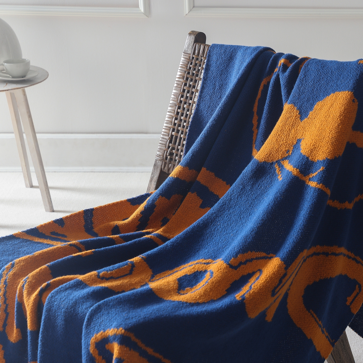 91家纺网 家纺一手货源 找家纺 苏艺针织史努比SNOOPY正版授权独家针织毯儿童毯披肩多功能盖毯礼物终端控价 史努比-香橘士