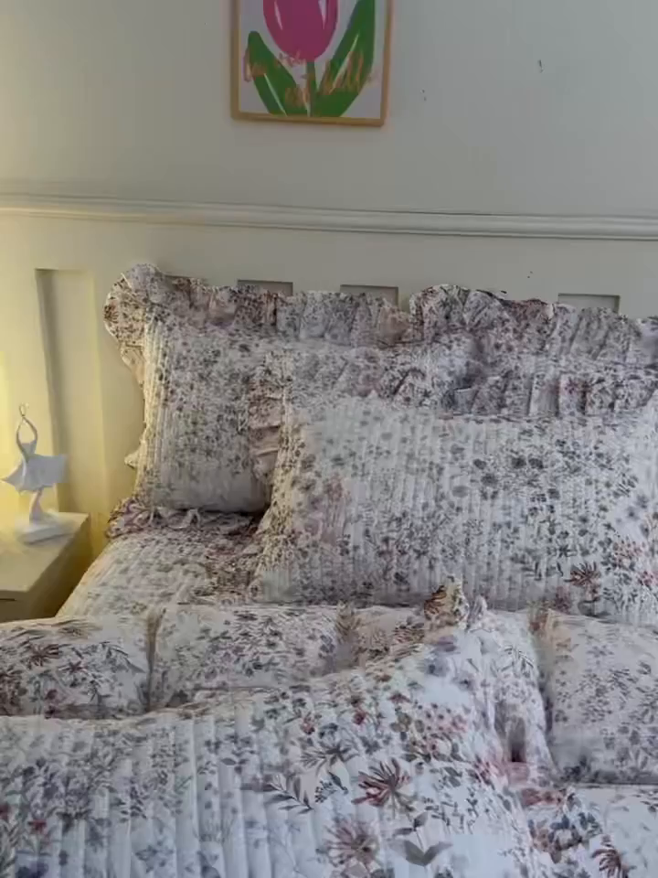 91家纺网 家纺一手货源 找家纺 宜凡家纺 2026新款全棉数码印花床盖四件套③号系列 漫枝