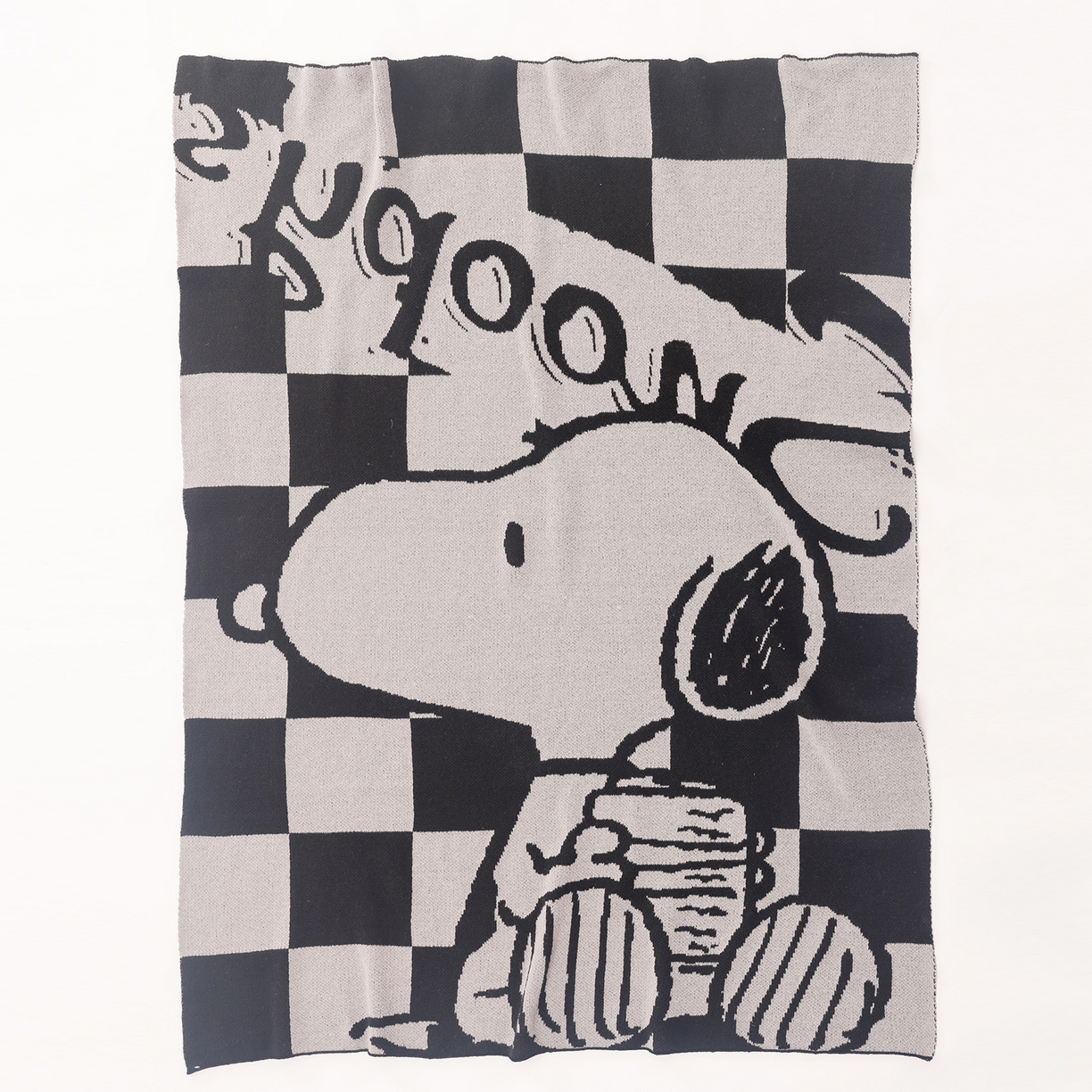 91家纺网 家纺一手货源 找家纺 苏艺针织史努比SNOOPY正版授权独家针织毯儿童毯披肩多功能盖毯礼物终端控价 史努比-织梦