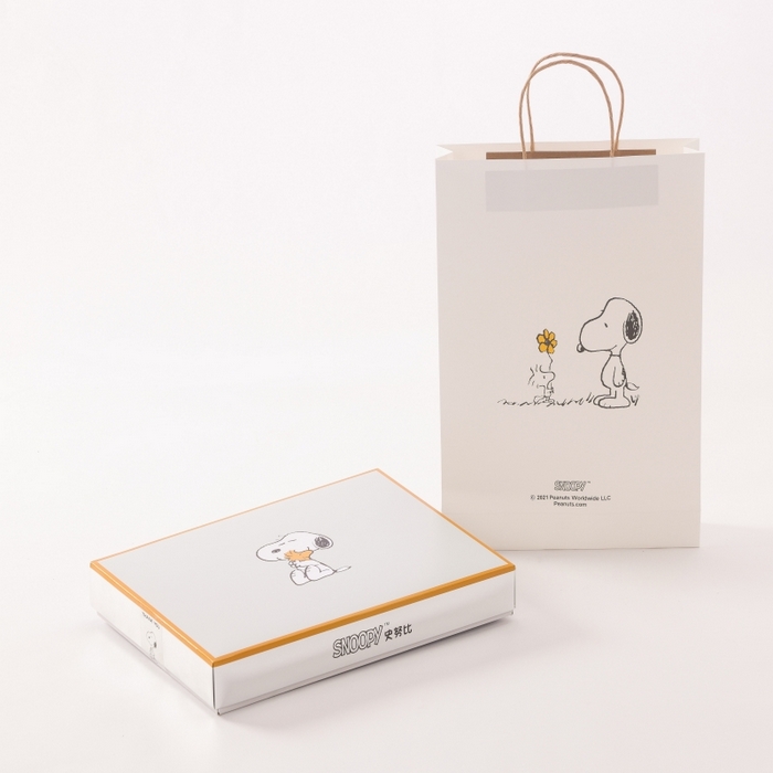 苏艺针织史努比SNOOPY正版授权独家针织毯儿童毯披肩多功能盖毯礼物终端控价 礼盒小号