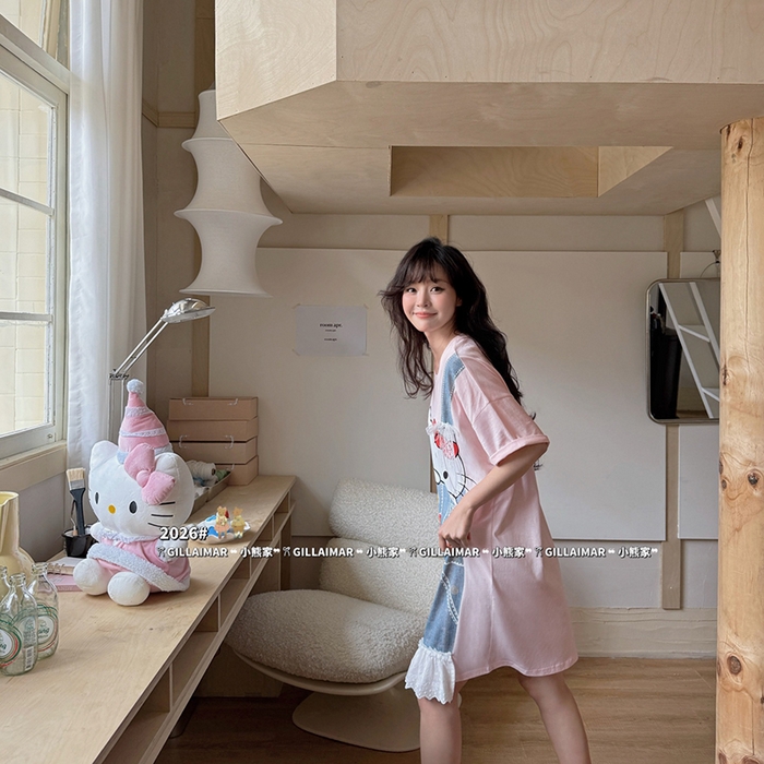 91家纺网 家纺一手货源 找家纺 （总）妍景家居生活馆 2026新款睡裙-背带T