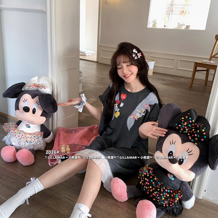 91家纺网 家纺一手货源 找家纺 （总）妍景家居生活馆 2026新款睡裙-黛丝米妮T