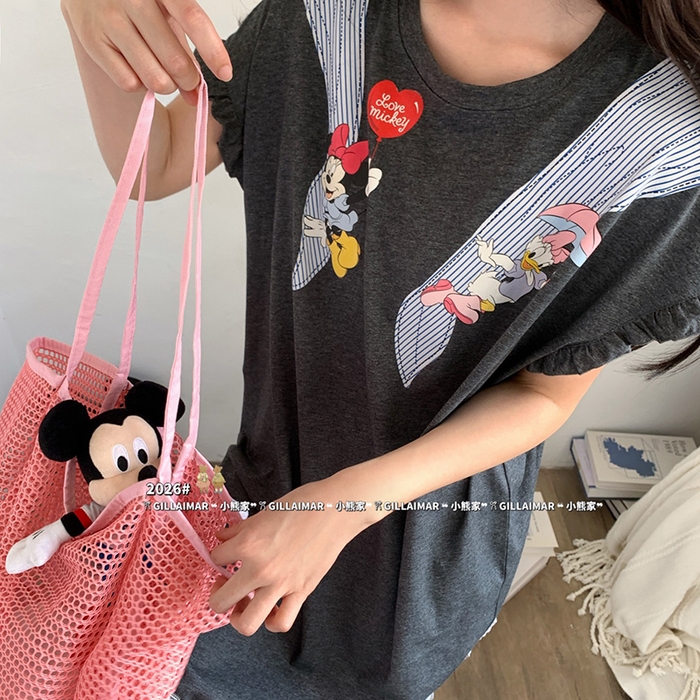 91家纺网 家纺一手货源 找家纺 妍景家居生活馆 2026新款睡裙-黛丝米妮T 深灰色