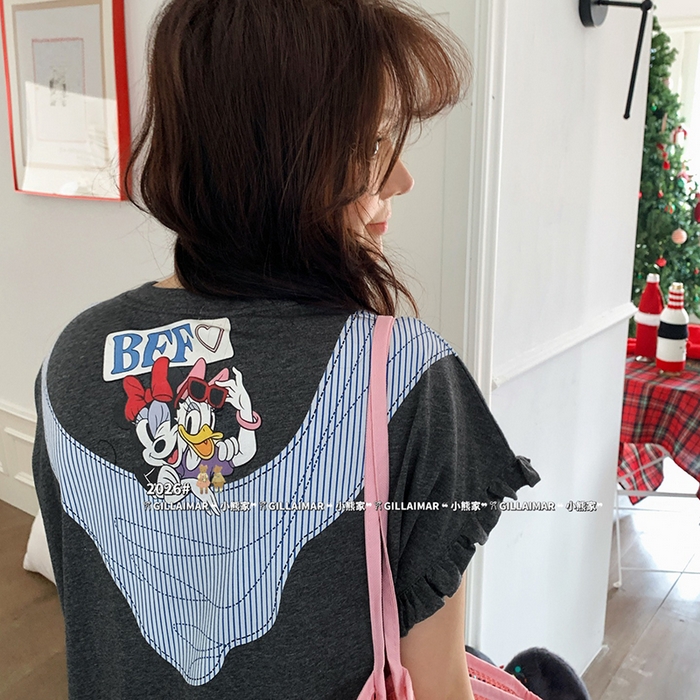 91家纺网 家纺一手货源 找家纺 妍景家居生活馆 2026新款睡裙-黛丝米妮T 深灰色