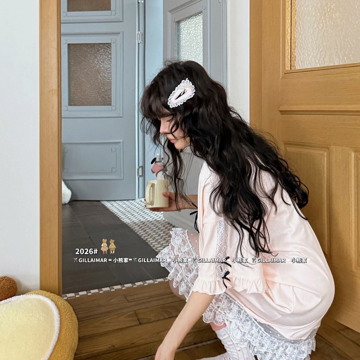 91家纺网 家纺一手货源 找家纺 （总）妍景家居生活馆 2026新款睡裙-蕾丝蛋糕T