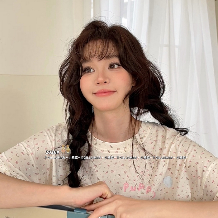 91家纺网 家纺一手货源 找家纺 妍景家居生活馆 2026新款睡裙-散步T 米黄