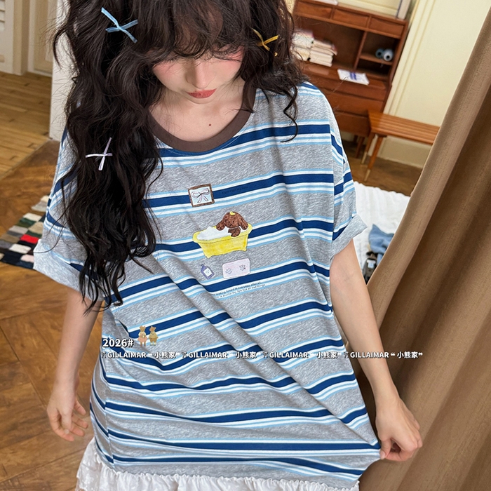 91家纺网 家纺一手货源 找家纺 （总）妍景家居生活馆 2026新款睡裙-洗白白T