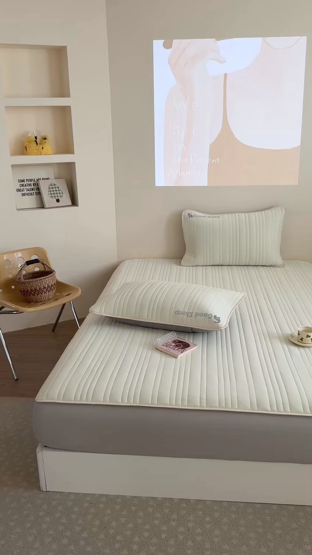 91家纺网 家纺一手货源 找家纺 （总）TT.one 塔塔家居 2026新款A类自然凉感简约深睡眠清新小象夏日凉感垫