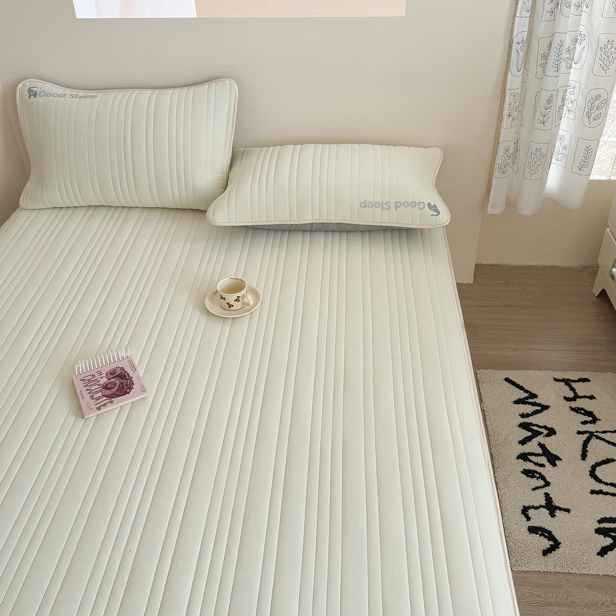 91家纺网 家纺一手货源 找家纺 TT.one 塔塔家居 2026新款A类自然凉感简约深睡眠清新小象夏日凉感垫 小象-奶昔黄